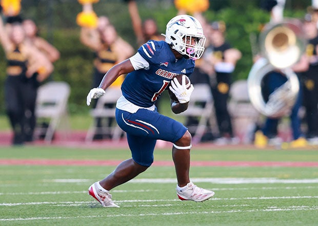 Junior Derrek Cooper has over 800 all-purpose yards and nine touchdowns this season for MaxPreps Top 25 newcomer Chaminade-Madonna. The Lions are coming off a huge win over fellow south Florida powerhouse St. Thomas Aquinas. (Photo: Laura Martin)