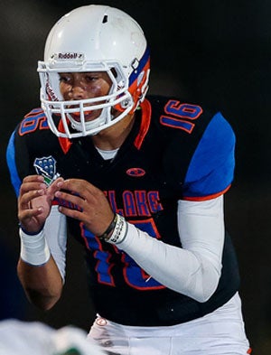 Malik Henry was at Westlake last season. Where
he'll end up in 2015 is uncertain. 