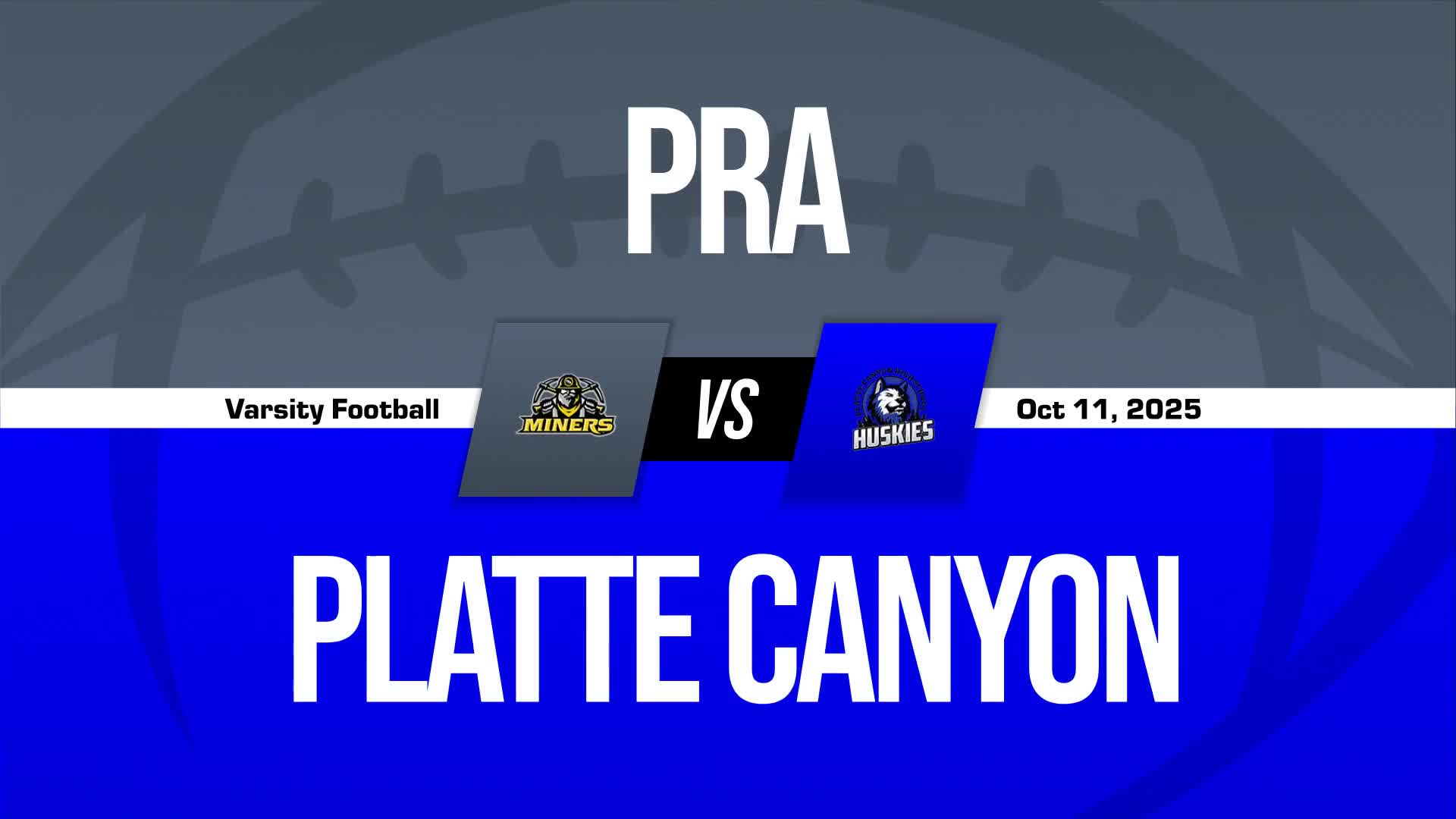 Football Recap: Platte Canyon Comes Up Short