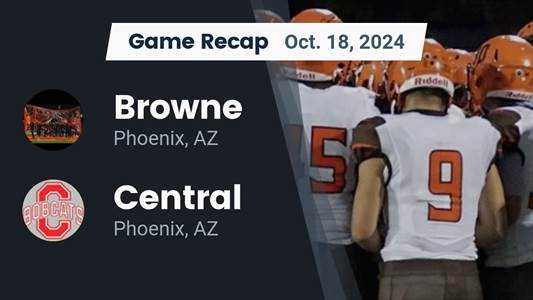 Football Recap: Central Triumphs