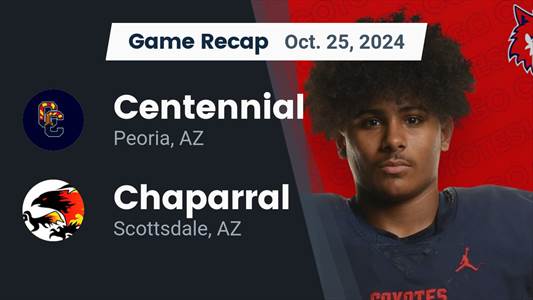Football Recap: Centennial Skates Past Chaparral with Ease