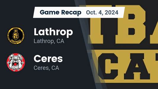 Football Recap: Lathrop's Punishing Run Game Keeps Rolling