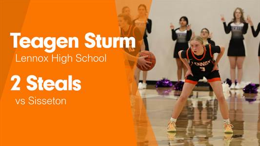Teagen Sturm Game Report: vs Flandreau