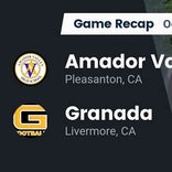 Football Game Recap: Granada Matadors vs. Rancho Cotate Cougars
