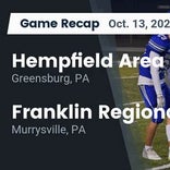 Football Game Recap: Franklin Regional Panthers vs. North Hills Indians