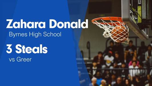 Zahara Donald Game Report: @ Wade Hampton