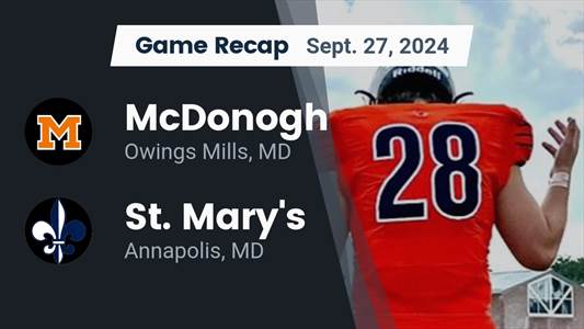 Football Recap: St. Mary's Comes Up Short