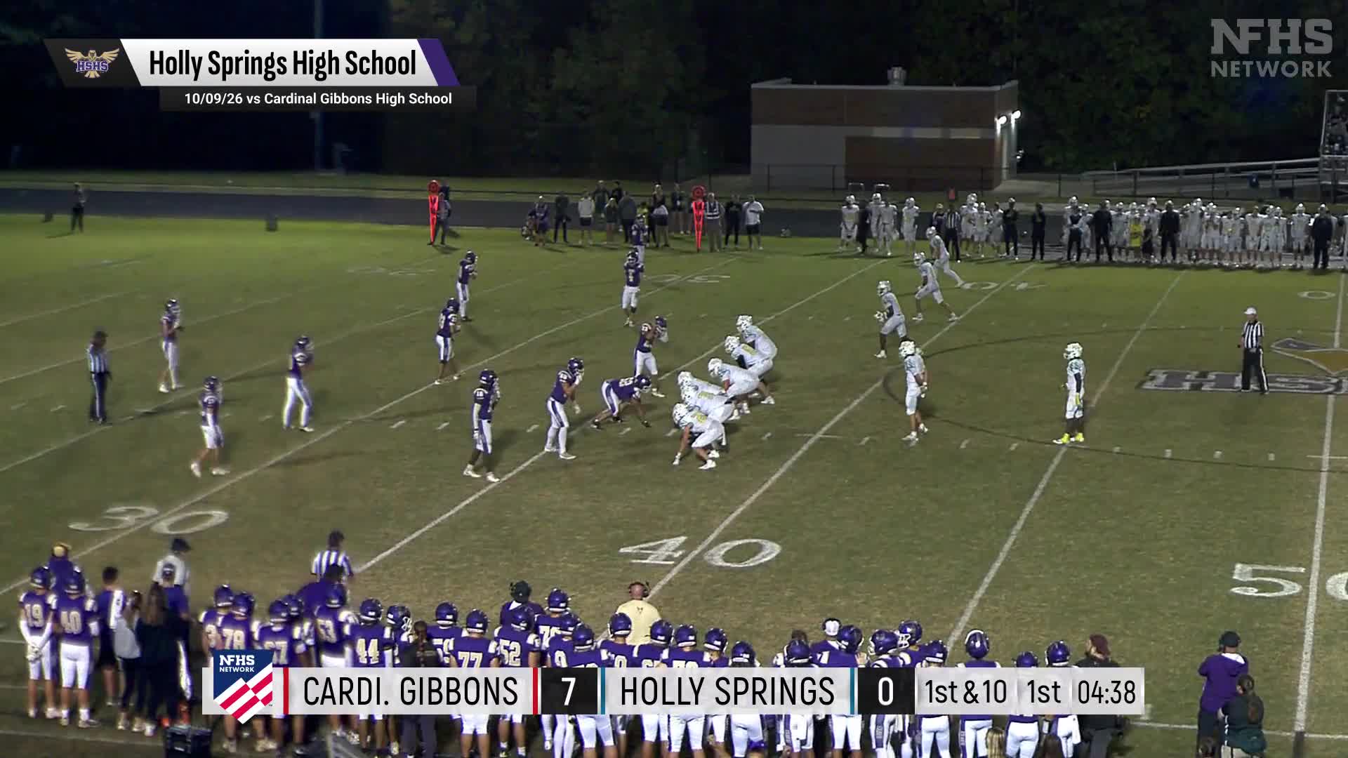 Football Recap: Connor Gee's Menacing Defense Leads Holly Springs over ...