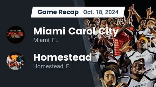 Football Recap: Four Straight Road  Victories for Homestead