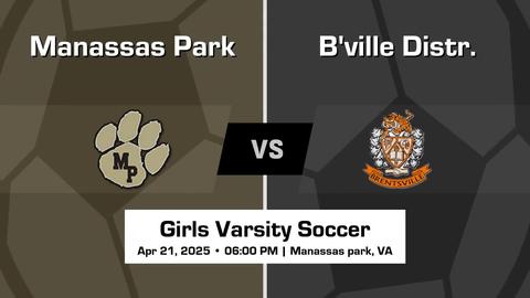 Soccer Recap: Wednesday's  Win Is Brentsville District's Eighth in Last Ten Outings