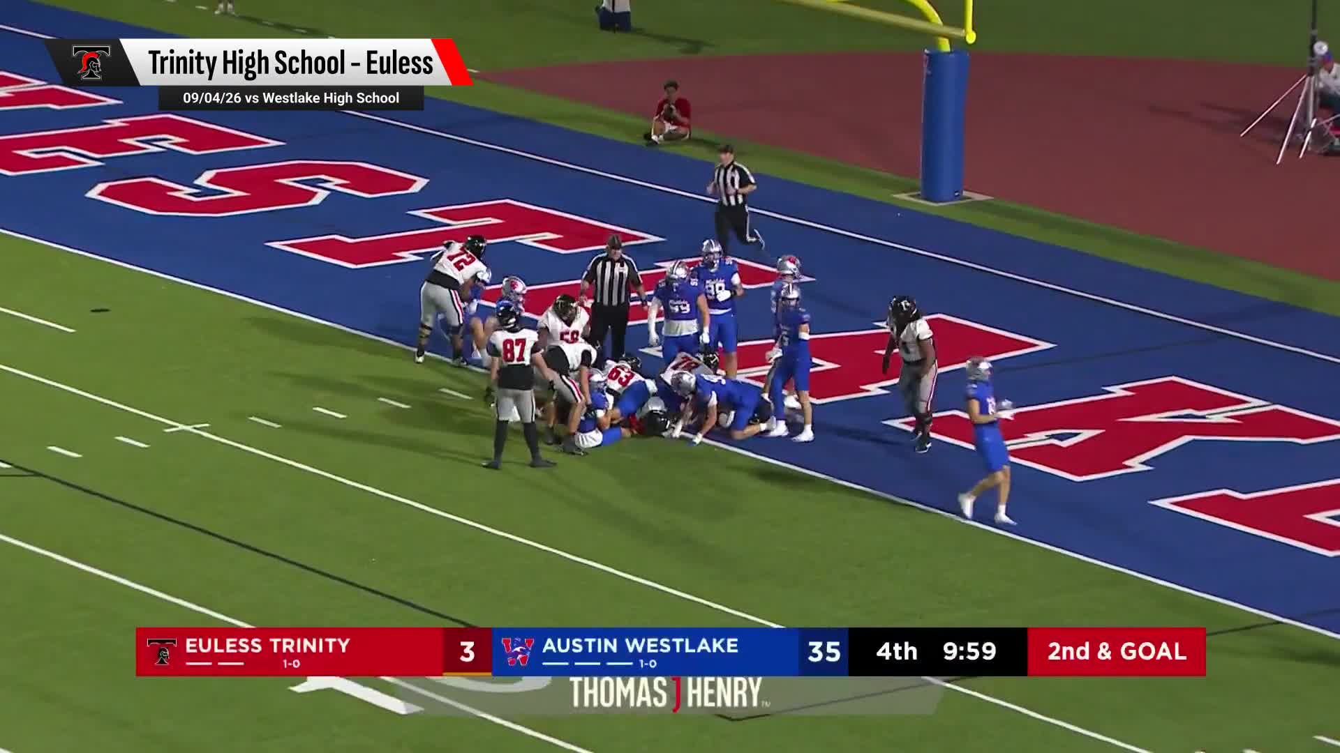 Football Recap: Trinity Backs Up Its Higher State Rank with a Wi
