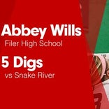 Softball Recap: Abbey Wills can't quite lead Filer over Kimberly