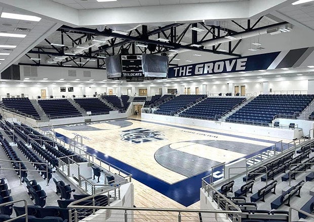 It doesn't get much better than this as far as high school basketball gyms go. (Photo via @txfblife)