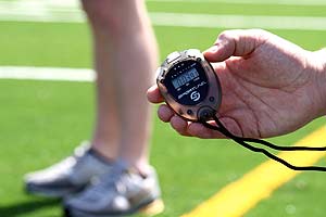 Official time, 3.91 seconds.