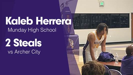 Kaleb Herrera Game Report: @ Harrold