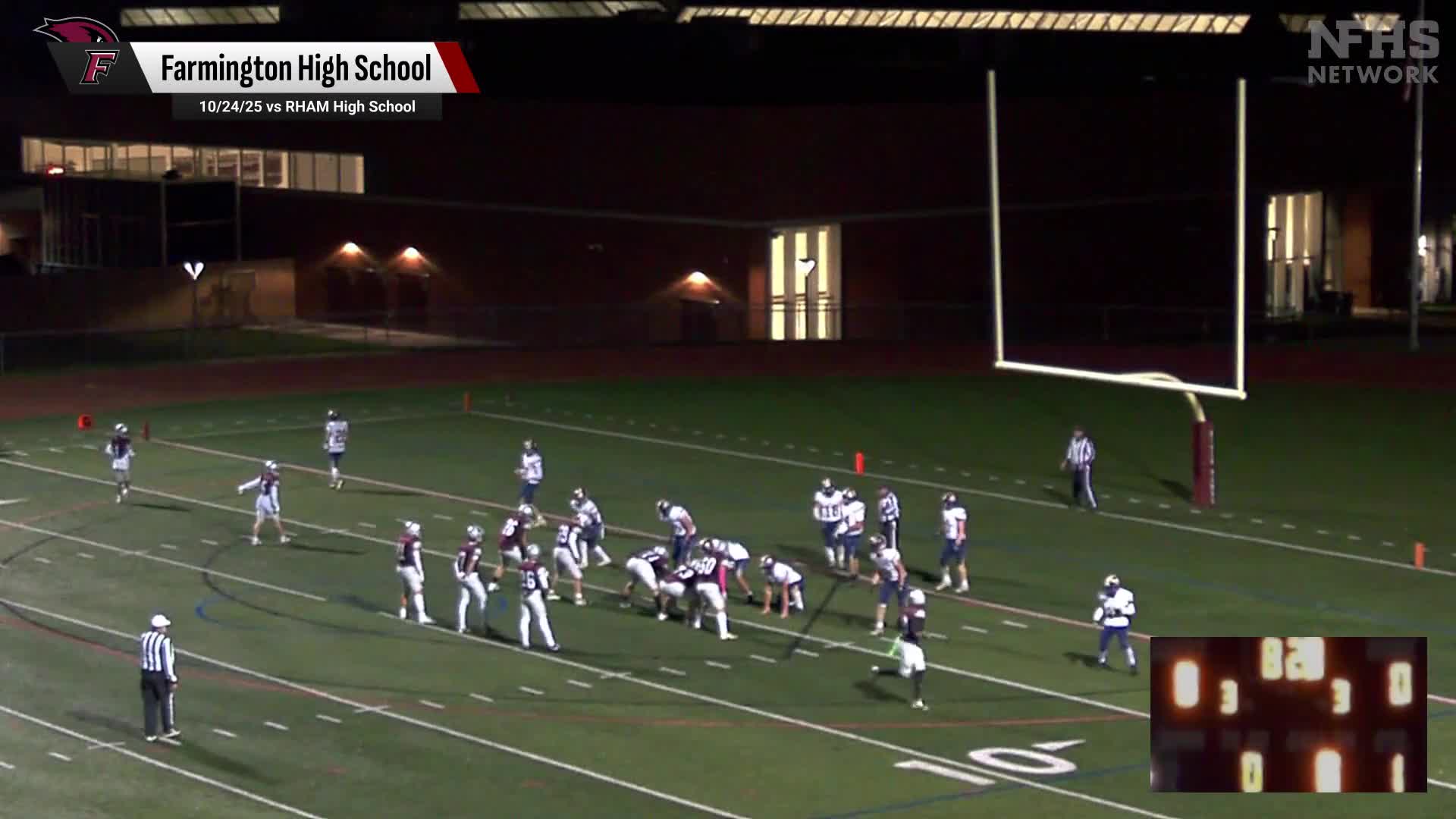 Football Recap: Plainville's Run of Four Straight  Wins Now Over