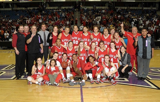 The 2010-11 Mater Dei girls basketball team was led by Kalena Mosqueda-Lewis and won a CIF title en route to being named national champion.