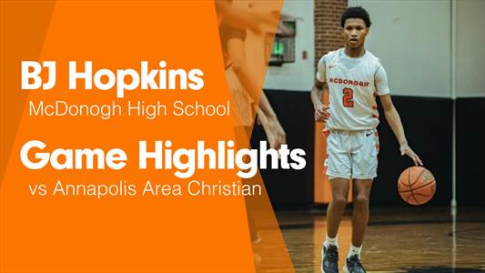 Basketball Recap: Bj Hopkins' Big Game Can't Quite Lead Mcdonogh