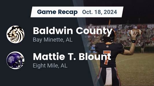 Football Recap: Baldwin County Takes a Loss