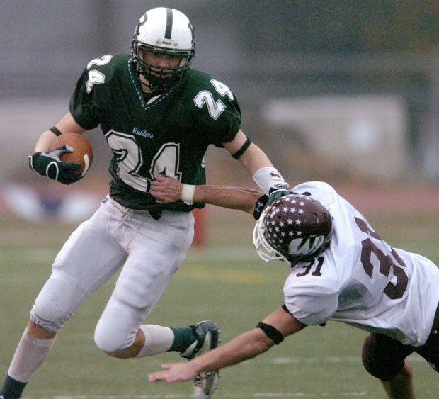 Chris Hogan for Ramapo in 2004 game against Wayne Hills. 