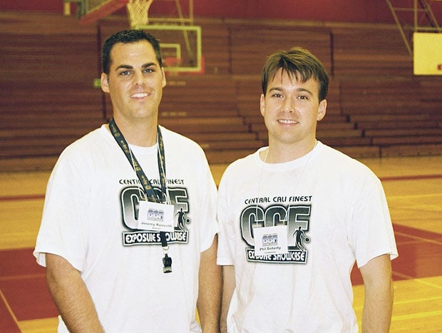 Jeremy Russotti (left) and Phillippe Doherty are co-founders of Prolific Prep, a basketball academy opening this month in Napa, California.