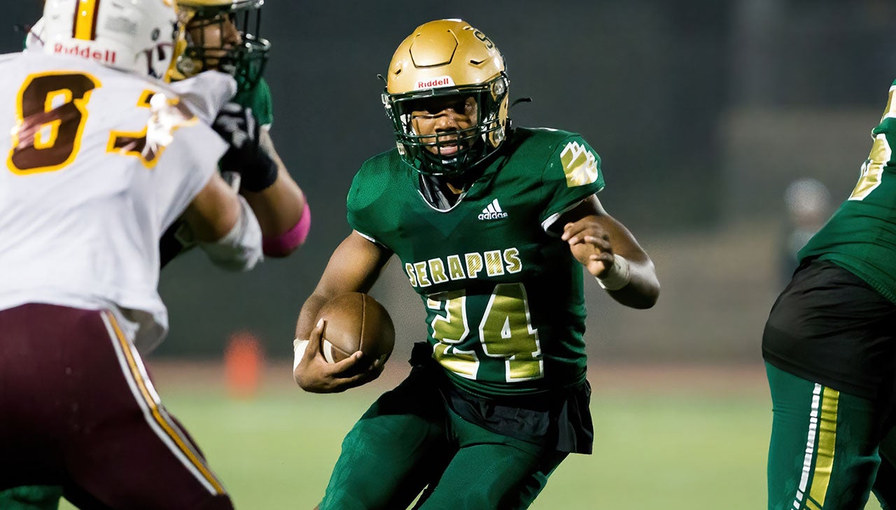 California high school football: After three straight 200-yard performances, Eric Terrazes of Sierra Vista tops state rushing yardage leaderboard