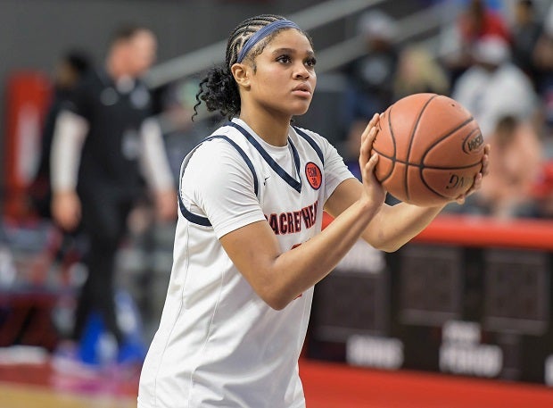 ZaKiyah Johnson of Sacred Heart is the 2023-24 Kentucky MaxPreps Player of the Year for the third straight season. (Photo: Darin Sicurello)