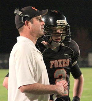 John Mannion on the Silverton sideline