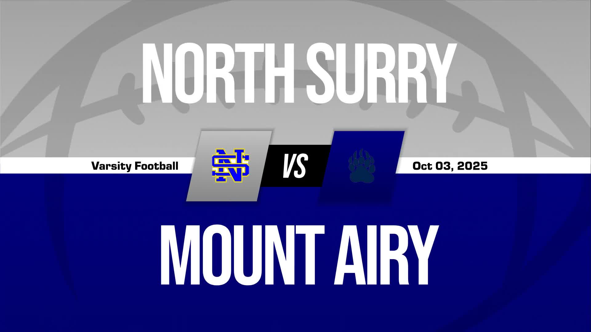 Football Game Preview: Mount Airy Granite Bears vs. Surry Central Golden Eagles