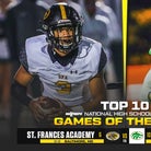 High school football: No. 6 St. Frances Academy at No. 10 Buford headlines Top 10 Games of the Week