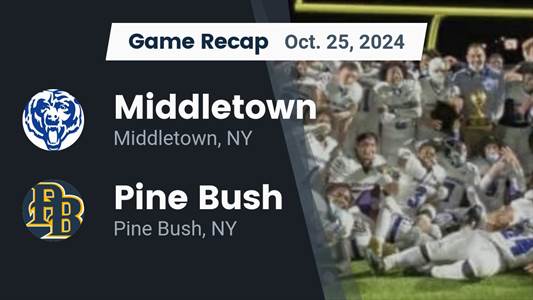 Football Recap: Pine Bush Snaps Five-Game Streak of Losses on th