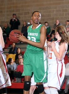 St. Mary's junior Courtney Range
did it all with 21 points.