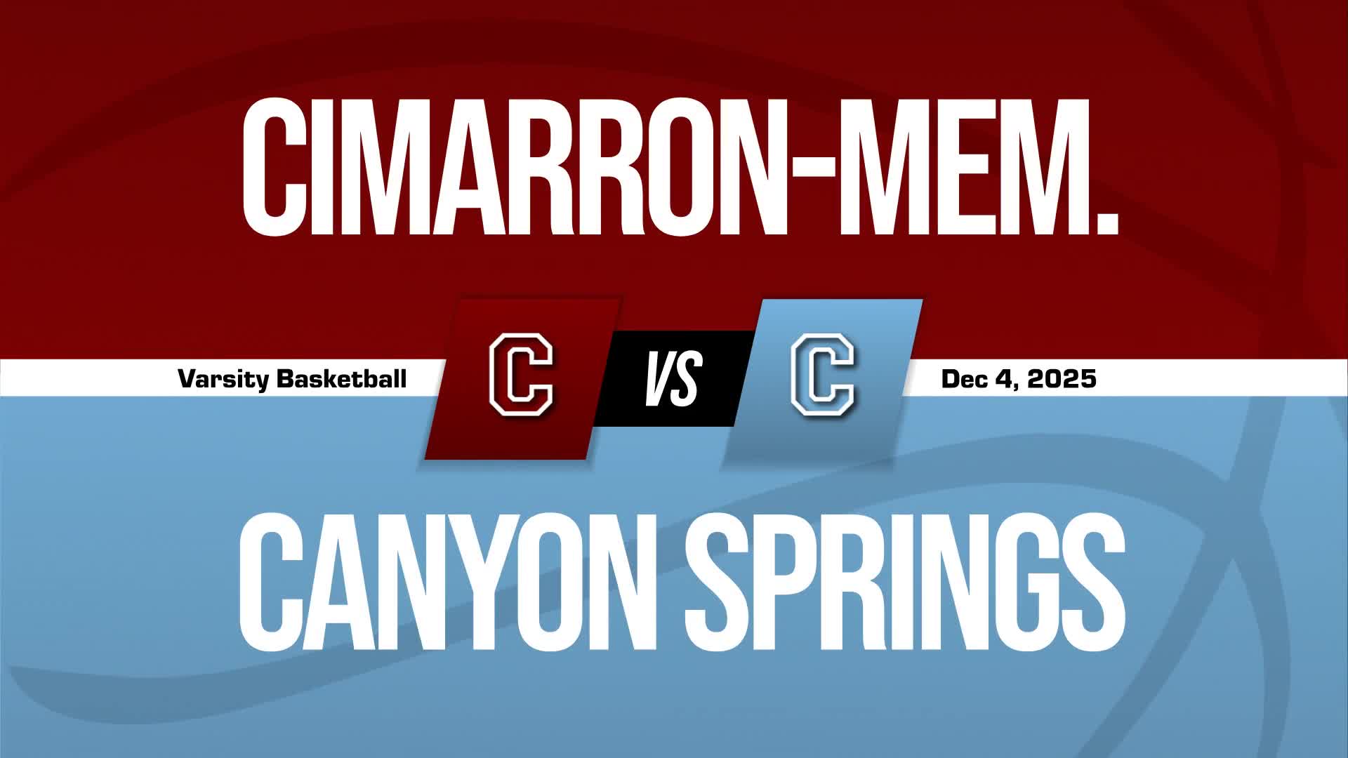 Basketball Recap: Cimarron-Memorial Starts Season with  Victory Against Rancho