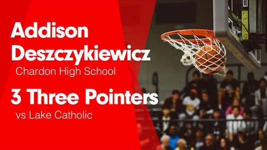 Addison Deszczykiewicz Game Report: @ Kenston