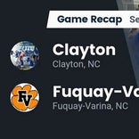 Football Game Recap: Fuquay - Varina Bengals vs. South Garner Titans