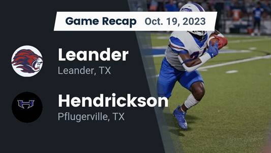 Football Game Recap: Leander Lions vs. Hendrickson Hawks