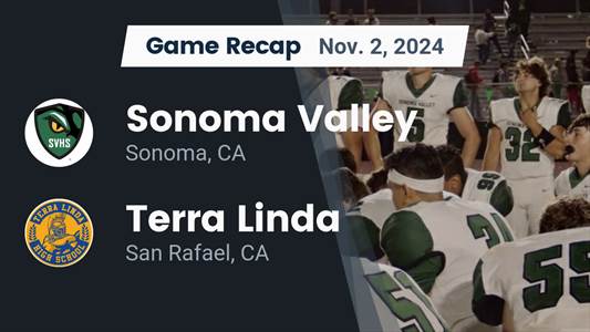 Football Recap: Make It Ten in a Row for Sonoma Valley