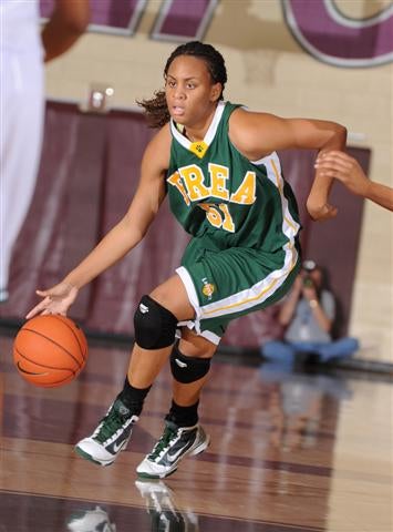 Brea Olinda forward Keitra Wallace.