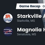 Magnolia Heights beats Starkville Academy for their fourth straight win