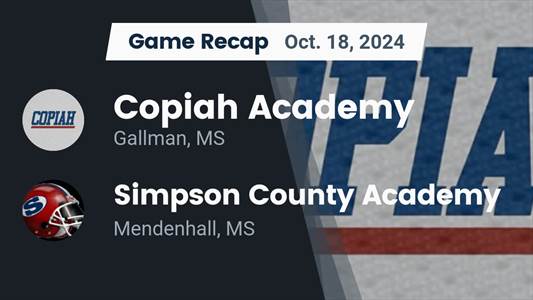 Football Recap: Simpson Academy Comes Up Short