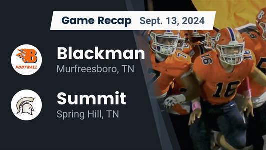Football Game Preview: Blackman Plays at Home