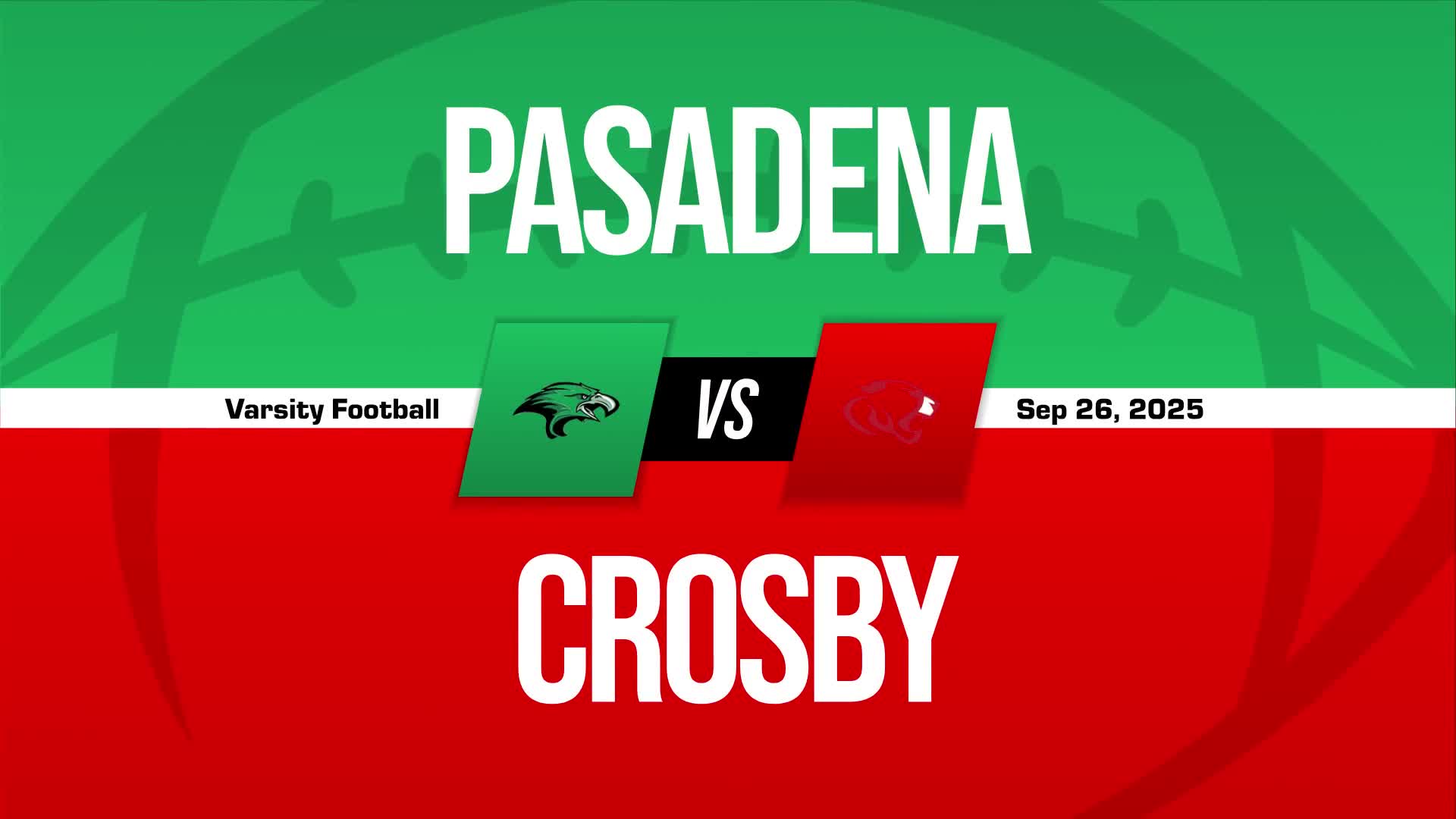 Football Game Preview: Crosby Cougars vs. Friendswood Mustangs + How To Watch