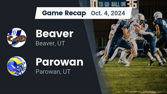Football Recap: Parowan Comes Up Short