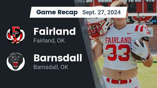 Football Game Preview: Barnsdall Panthers vs. Woodland Cougars