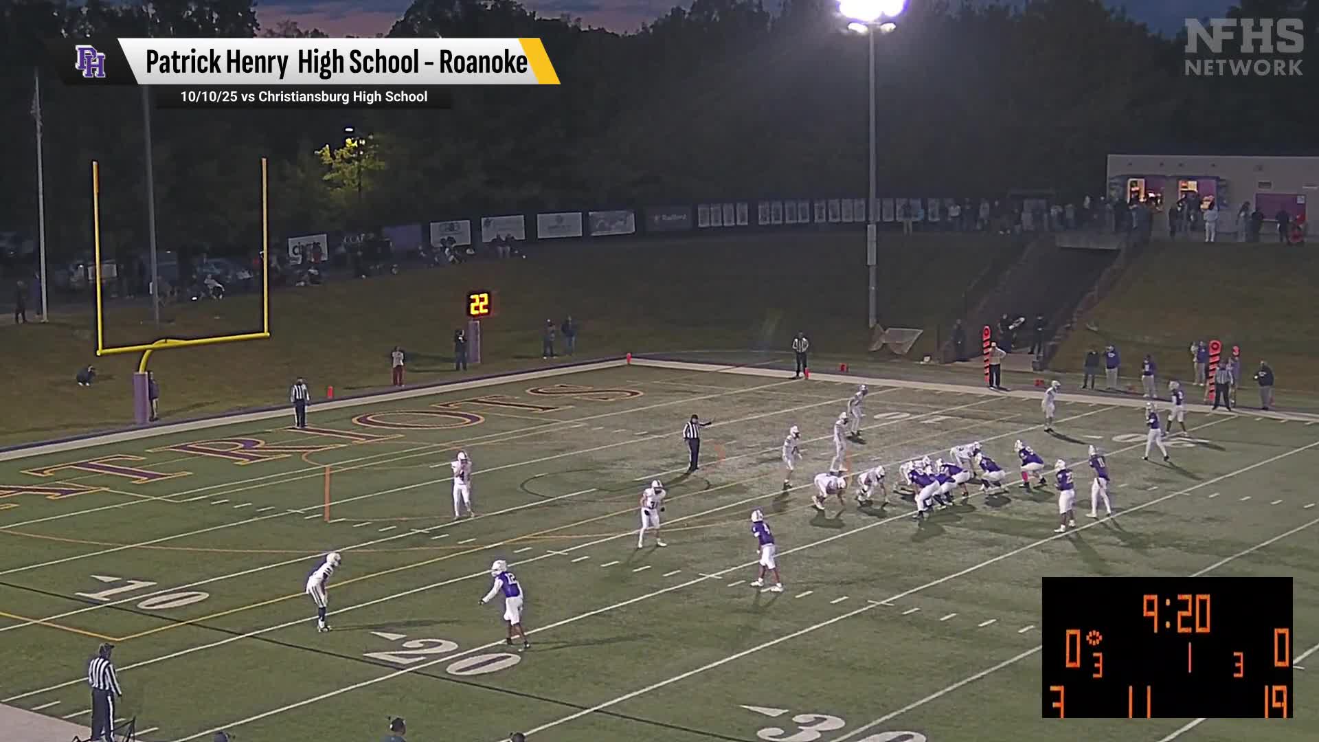 Football Recap: Patrick Henry Extends Winning Streak to 11 + How To Watch