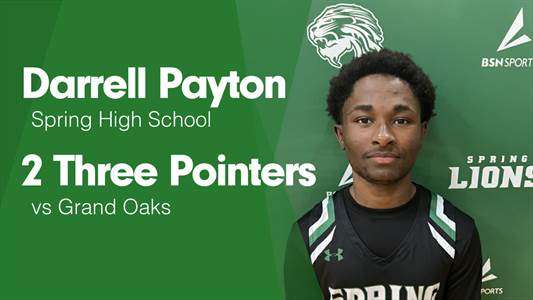 Darrell Payton Game Report: vs Aldine