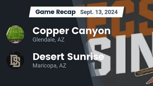 Football Game Preview: Copper Canyon Plays at Home