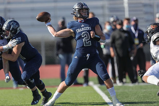 Jaxson Dart will take his game to the Pac-12 Conference next year.