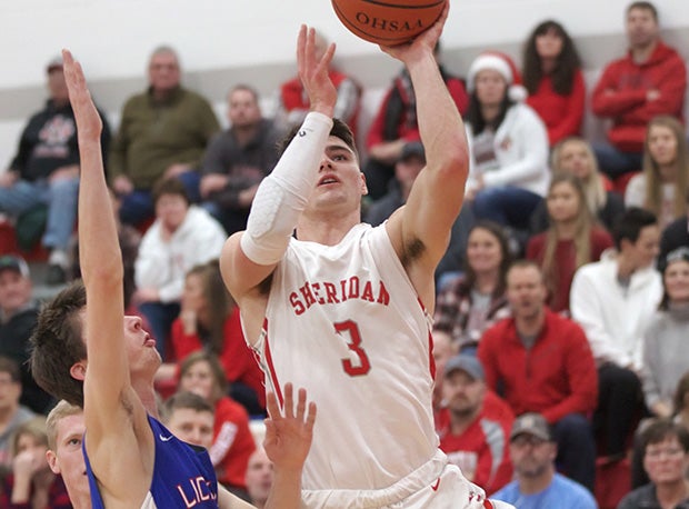 Thornville Sheridan senior Ethan Heller is the Southeast District D-II POY and his school's all-time leading scorer. 