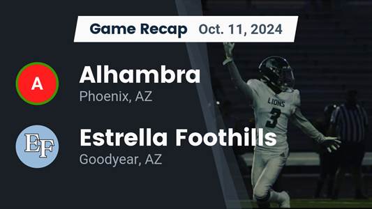 Football Recap: Estrella Foothills'  Victory  on Thursday Extends Winning Streak to Four